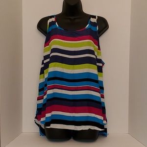 Torrid MultiColored Horizontal Stripes Top